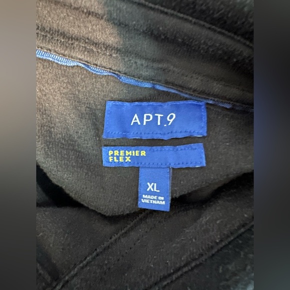 APT.9 Premier Flex Black Button-Up Shirt Men’s XL - Picture 3 of 5